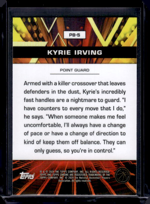 2023-24 Topps Chrome #PB-5 Kyrie Irving Power Boosters