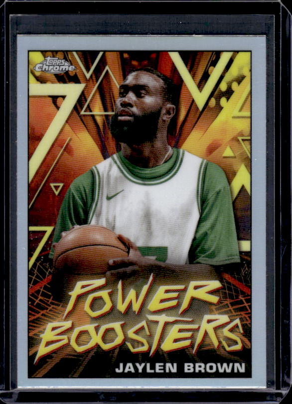 2023-24 Topps Chrome #PB-9 Jaylen Brown Power Boosters