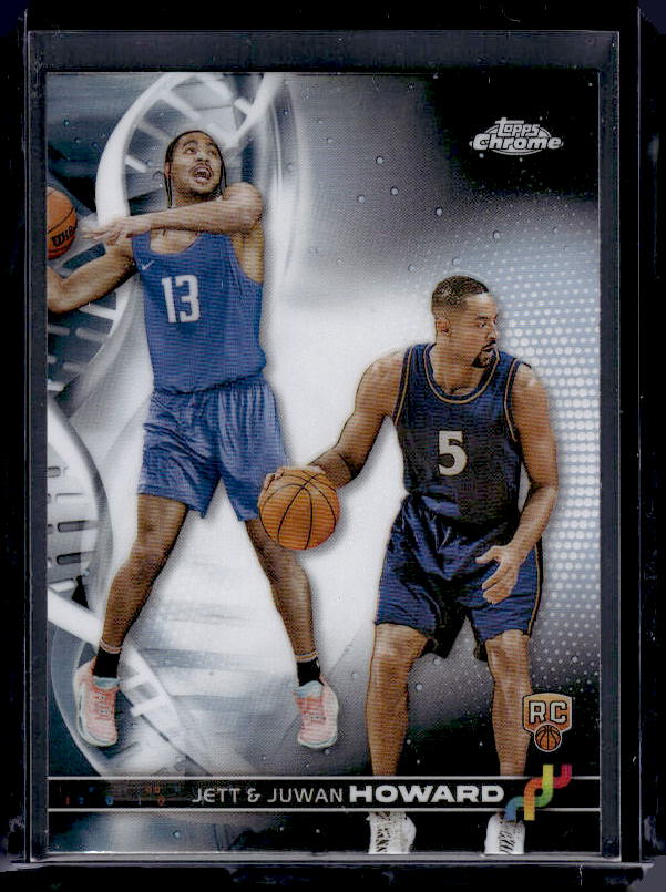 2023-24 Topps Chrome #DNA-3 Juwan Howard / Jett Howard DNA