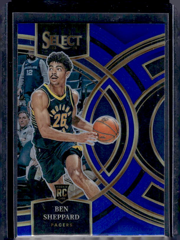 2023-24 Panini Select #105 Ben Sheppard Blue Prizms