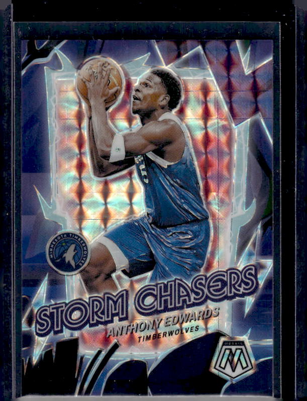 2023-24 Panini Mosaic #18 Anthony Edwards Storm Chasers