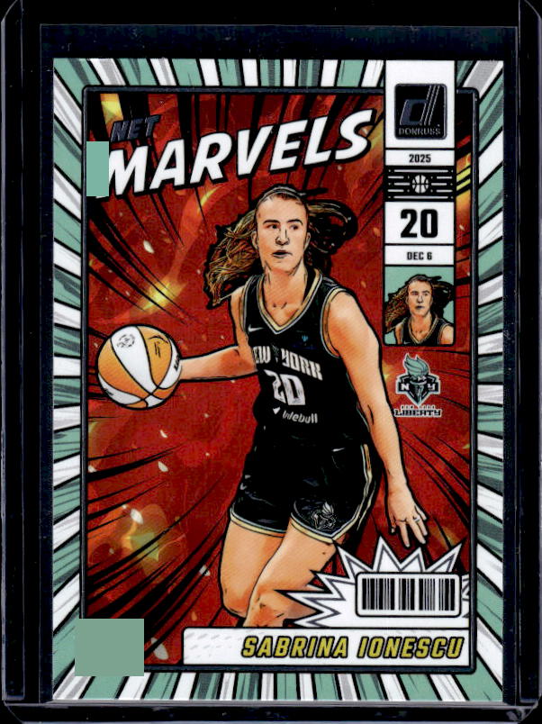 2025 Donruss WNBA #7 Sabrina Ionescu Net Marvels