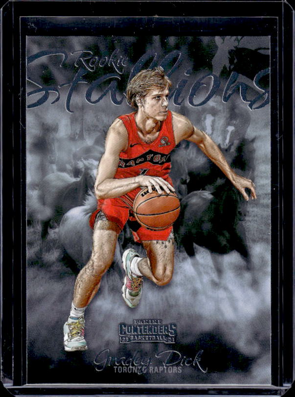 2023-24 Panini Contenders #22 Gradey Dick Rookie Stallions