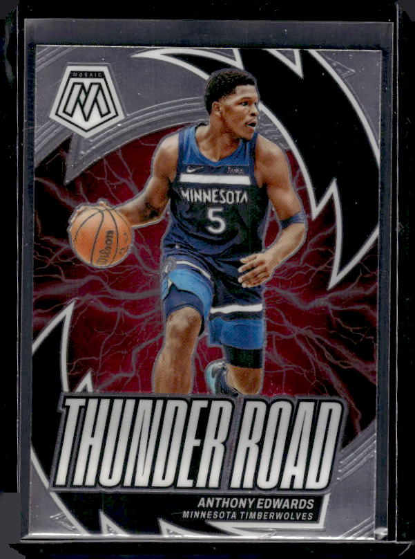 2023-24 Panini Mosaic #5 Anthony Edwards Thunder Road