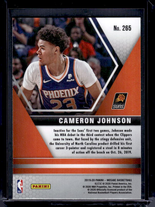 2019-20 Panini Mosaic #265 Cameron Johnson