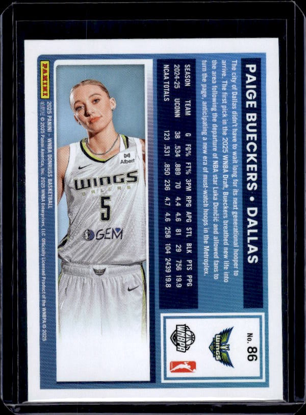 2025 Donruss WNBA #86 Paige Bueckers
