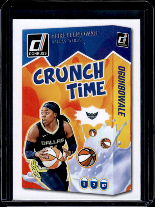 2025 Donruss WNBA #1 Arike Ogunbowale Crunch Time