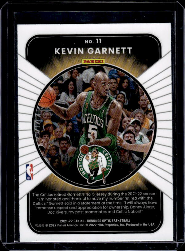 2021-22 Donruss Optic #11 Kevin Garnett Winner Stays