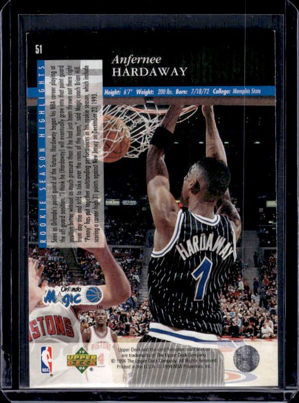 1993-94 Upper Deck Special Edition #51 Anfernee Hardaway