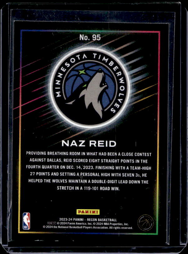2023-24 Panini Recon #95 Naz Reid