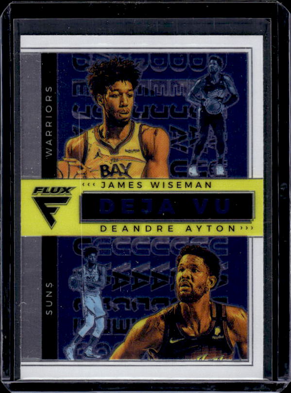 2020-21 Panini Flux #18 Deandre Ayton / James Wiseman Deja Vu