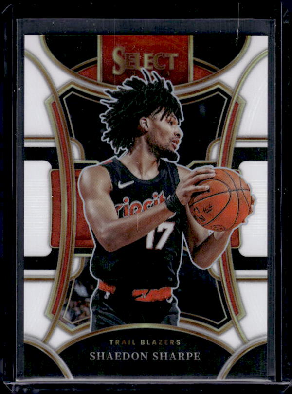 2023-24 Panini Select #386 Shaedon Sharpe White Prizms #/149