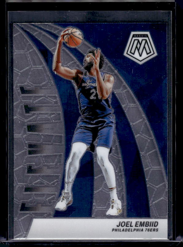 2023-24 Panini Mosaic #4 Joel Embiid Elevate Mosaic