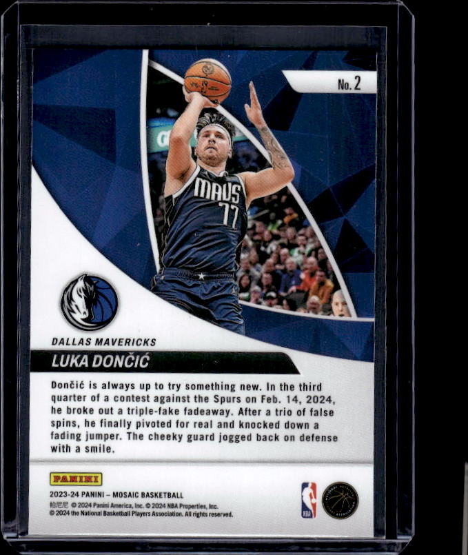 2023-24 Panini Mosaic #2 Luka Doncic Elevate