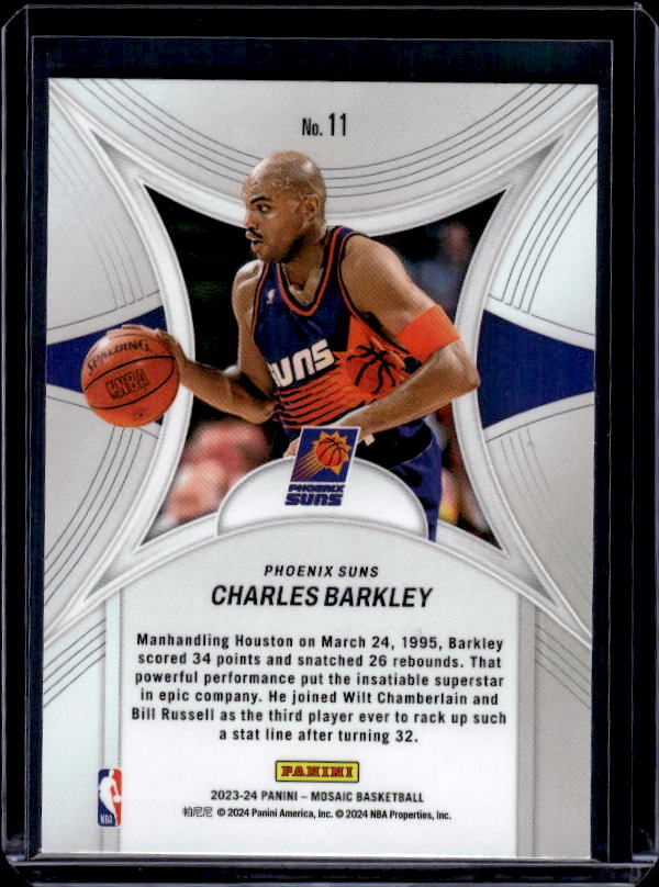 2023-24 Panini Mosaic #11 Charles Barkley Epic Performers