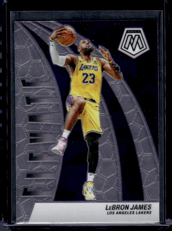 2023-24 Panini Mosaic #23 LeBron James Elevate