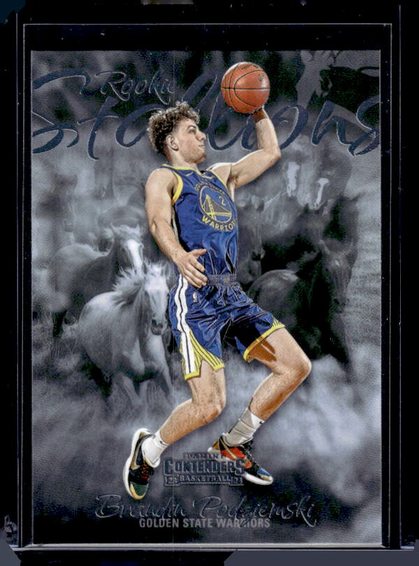 2023-24 Panini Contenders #17 Brandin Podziemski Rookie Stallions
