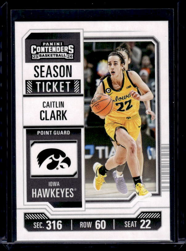 2024 Panini Caitlin Clark Collection #CC2 Caitlin Clark College Contenders