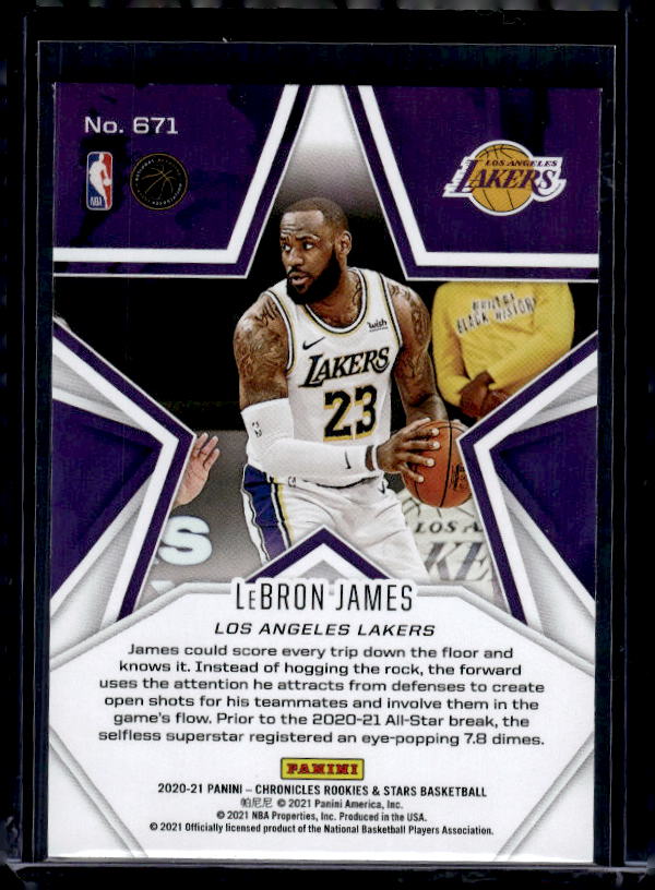 2020-21 Panini Chronicles #671 LeBron James