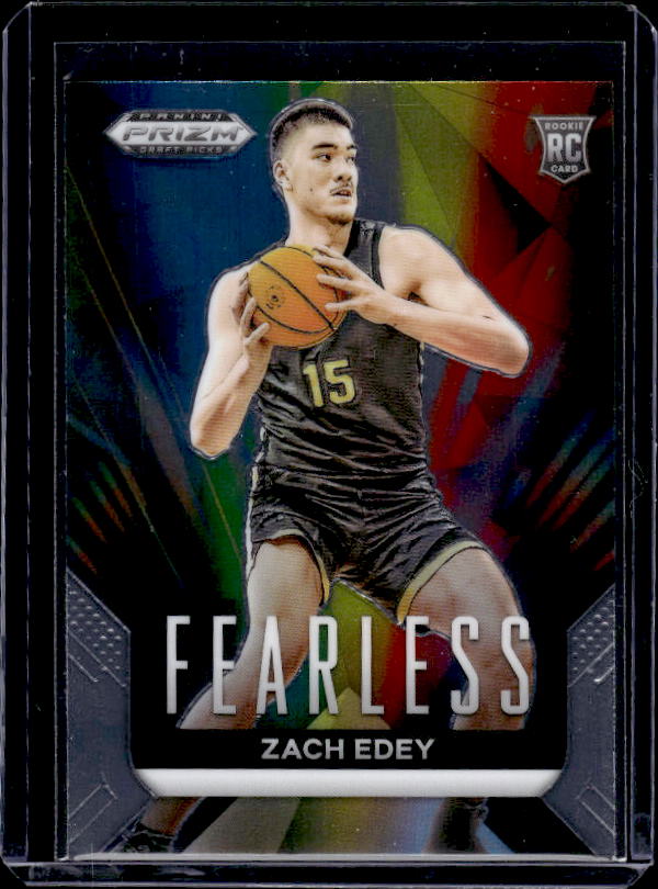 2024 Panini Prizm Draft Picks #6 Zach Edey Fearless