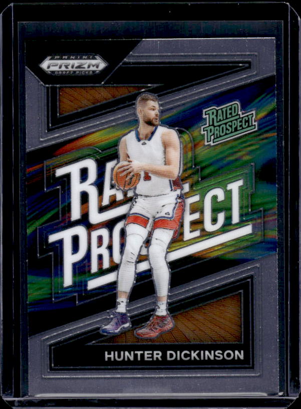 2024 Panini Prizm Draft Picks #5 Hunter Dickinson Rated Prospect