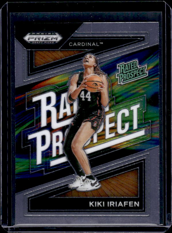 2024 Panini Prizm Draft Picks #10 Kiki Iriafen Rated Prospect