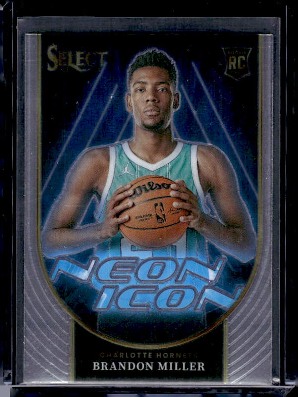 2023-24 Panini Select #11 Brandon Miller Neon Icon