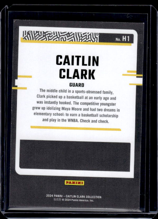 2024 Panini Caitlin Clark Collection #H1 Caitlin Clark Highlights