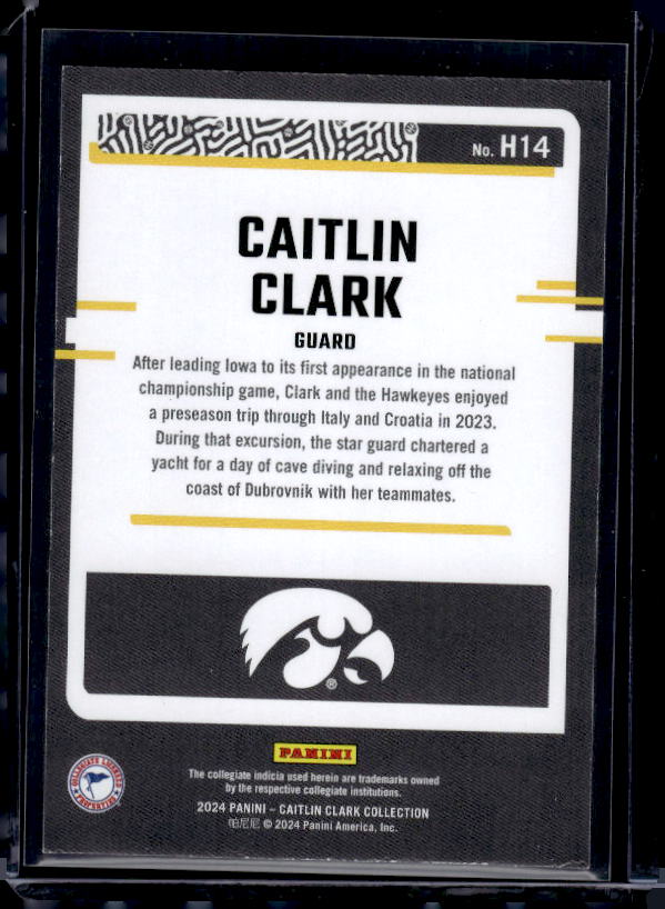 2024 Panini Caitlin Clark Collection #H14 Caitlin Clark Highlights