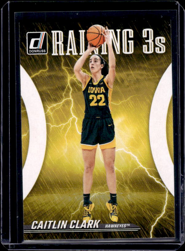 2024 Panini Caitlin Clark Collection #R2 Caitlin Clark Raining 3s