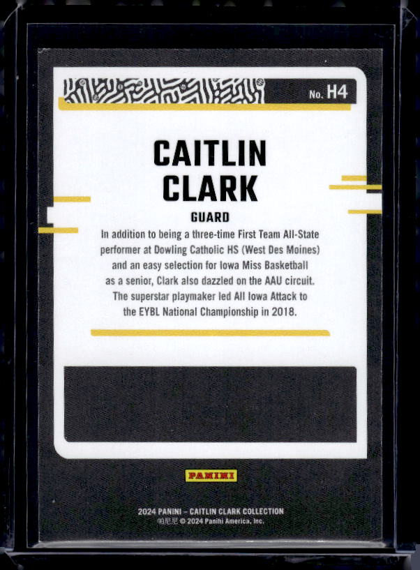 2024 Panini Caitlin Clark Collection #H4 Caitlin Clark Highlights