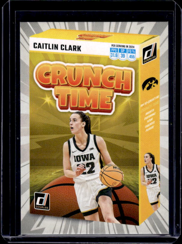 2024 Panini Caitlin Clark Collection #SS-CT2 Caitlin Clark Crunch Time