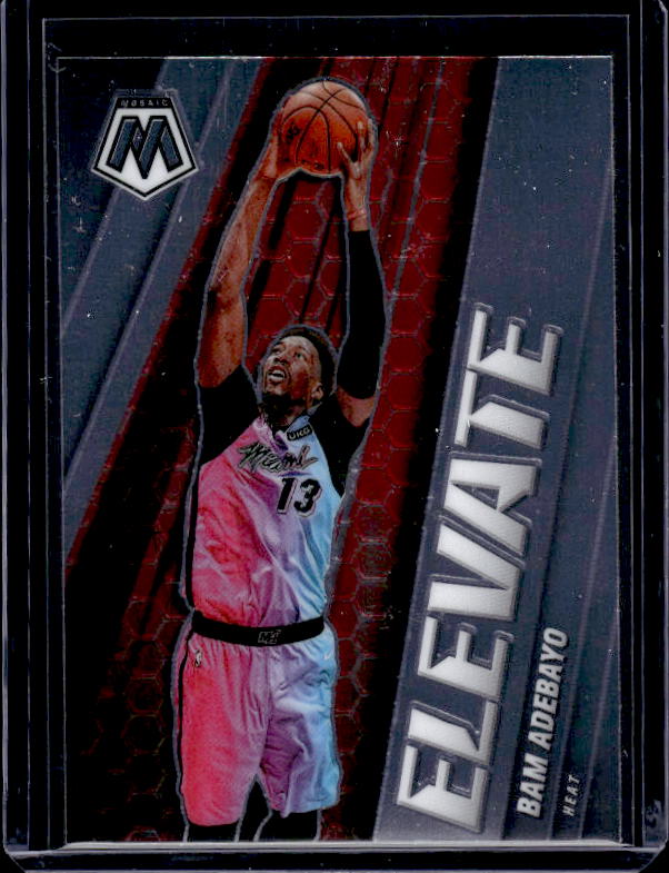 2020-21 Panini Mosaic #17 Bam Adebayo Elevate