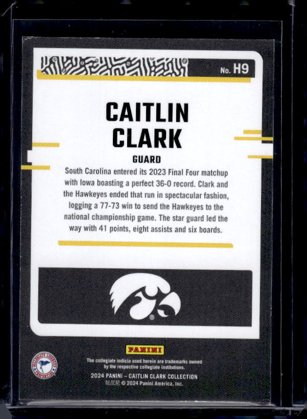 2024 Panini Caitlin Clark Collection #H9 Caitlin Clark Highlights