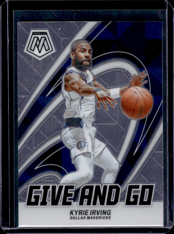 2023-24 Panini Mosaic #8 Kyrie Irving Give and Go