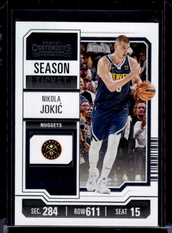 2023-24 Panini Contenders #1 Nikola Jokic