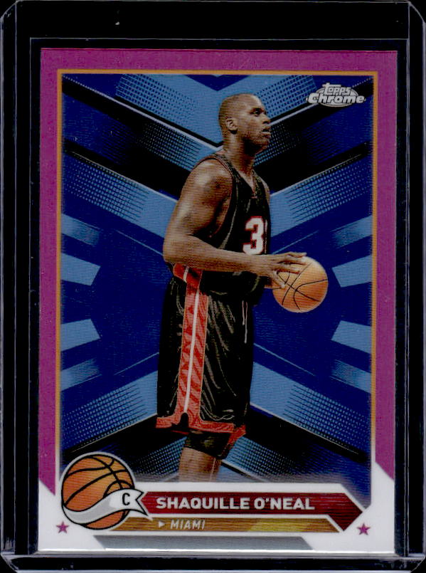 2023-24 Topps Chrome #148 Shaquille O'Neal Magenta Refractors