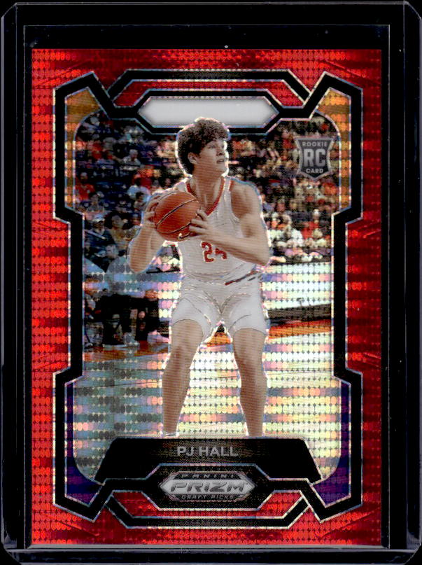 2024 Panini Prizm Draft Picks #55 PJ Hall Prizms Red Pulsar #/299