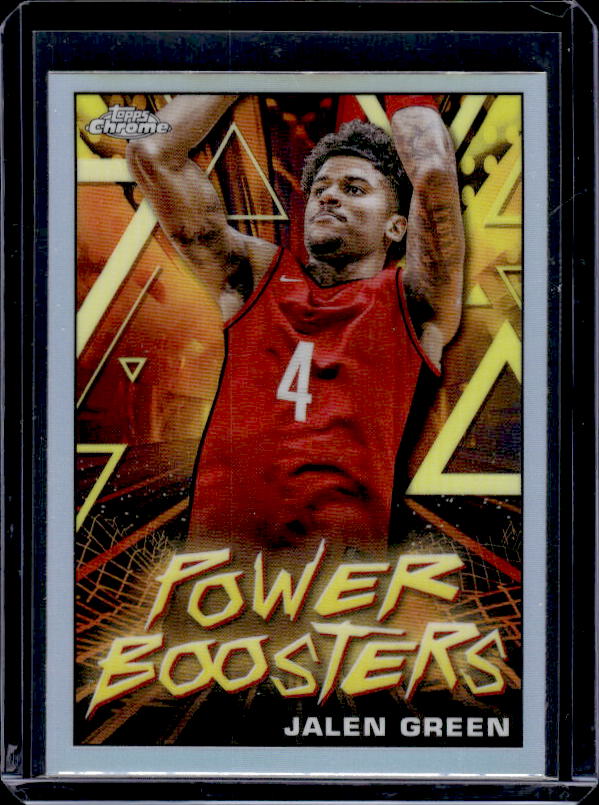 2023-24 Topps Chrome #PB-2 Jalen Green Power Boosters