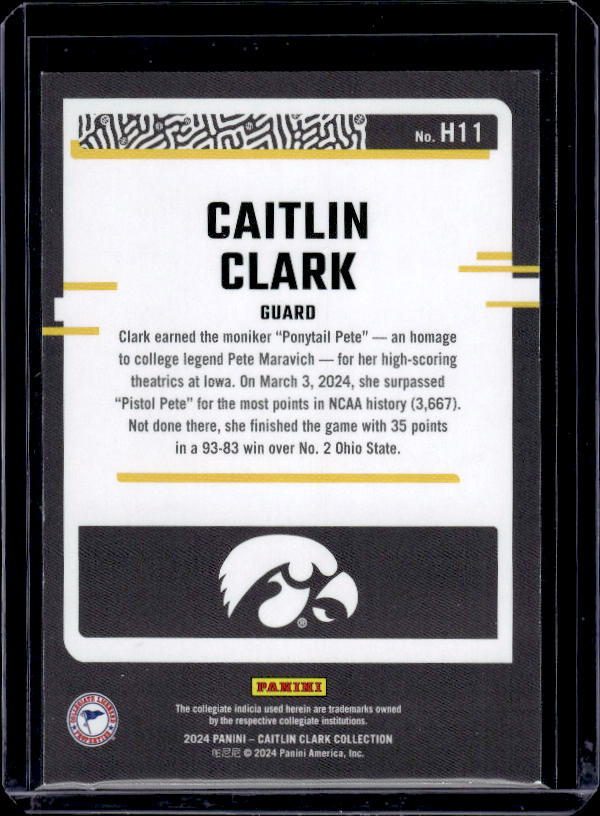 2024 Panini Caitlin Clark Collection #H11 Caitlin Clark Highlights Target