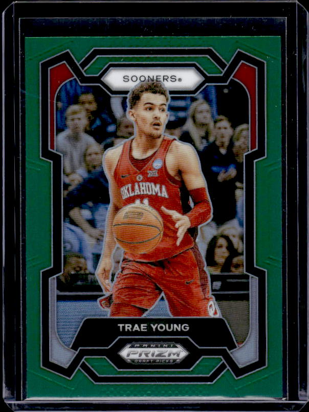2024 Panini Prizm Draft Picks #49 Trae Young Prizms Green