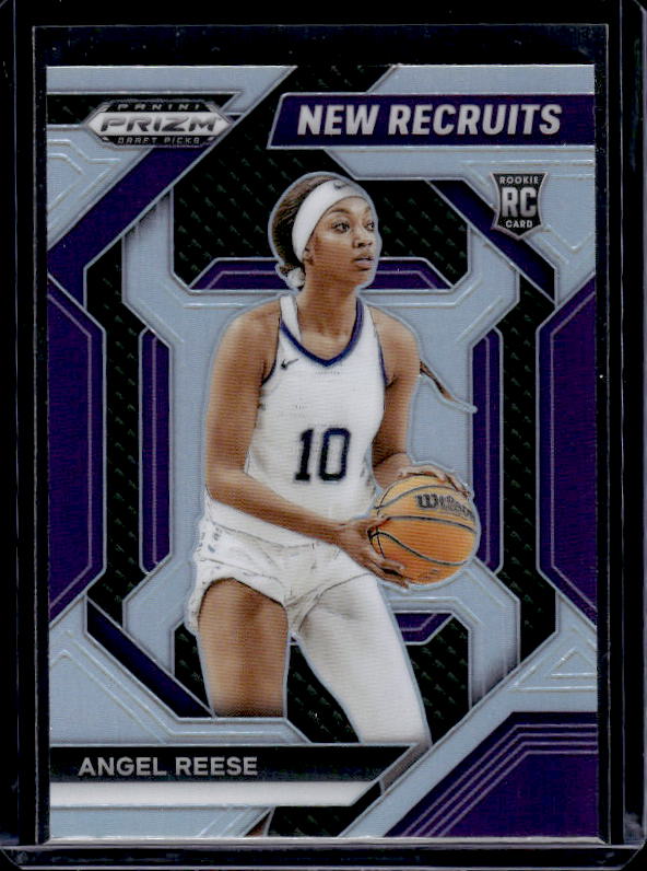 2024 Panini Prizm Draft Picks #24 Angel Reese New Recruits Prizms Silver