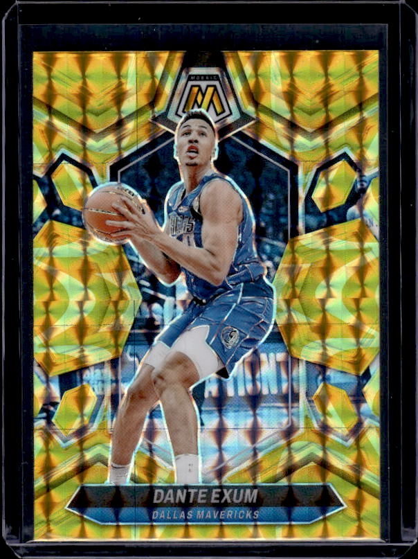 2023-24 Panini Mosaic #146 Dante Exum Reactive Yellow