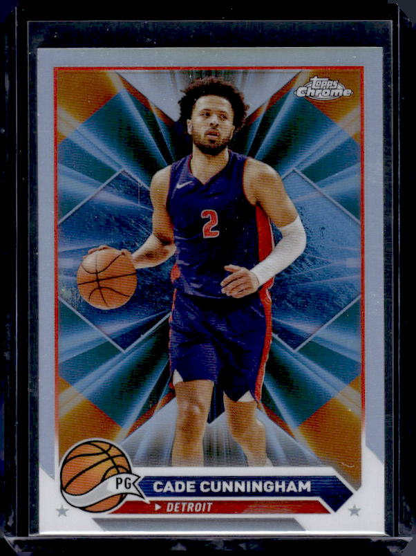 2023-24 Topps Chrome #107 Cade Cunningham Refractors