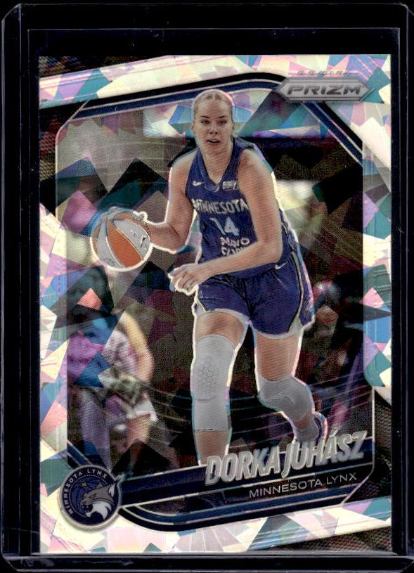 2025 Panini Prizm WNBA #109 Dorka Juhasz Ice Prizms