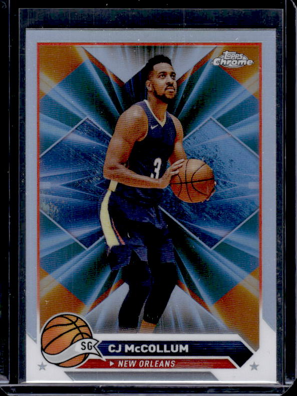 2023-24 Topps Chrome #47 CJ McCollum Refractors