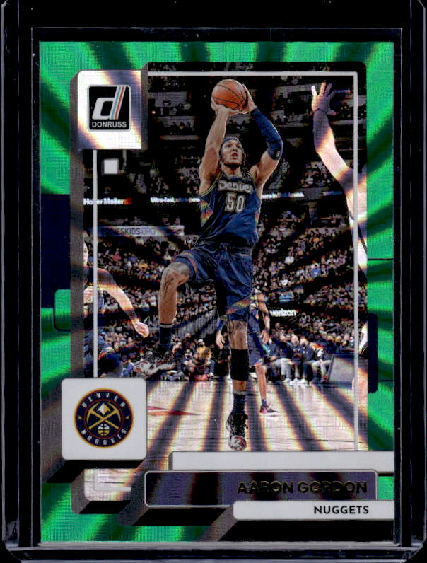 2022-23 Donruss #92 Aaron Gordon Holo Laser Green