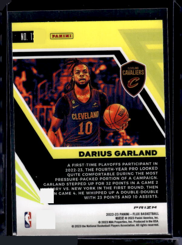 2022-23 Panini Flux #13 Darius Garland Silver