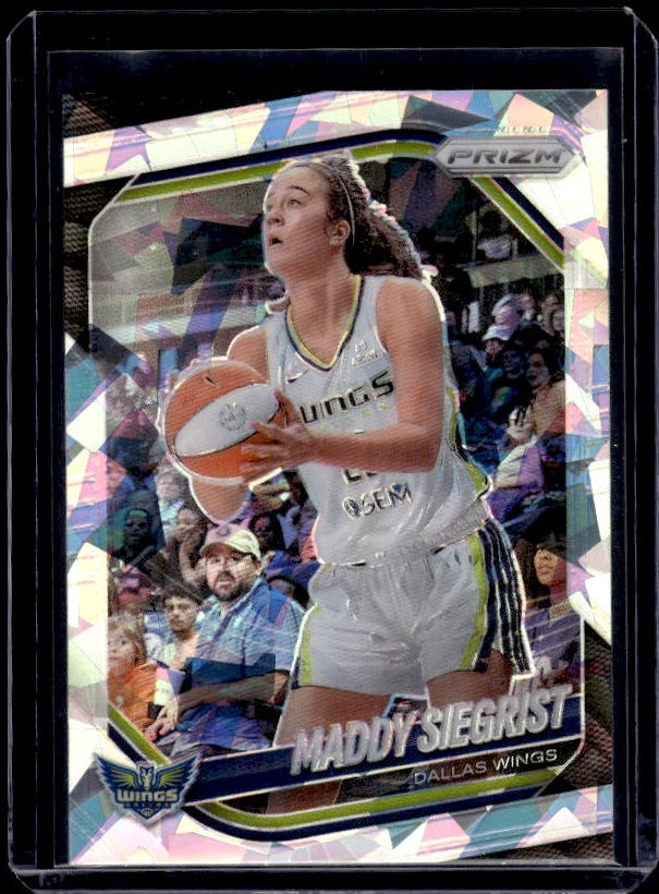 2025 Panini Prizm WNBA #50 Maddy Siegrist Ice Prizms