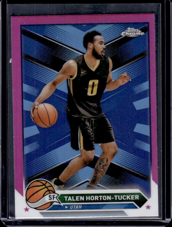 2023-24 Topps Chrome #124 Talen Horton-Tucker Magenta Refractors